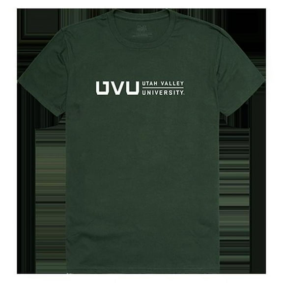 W Republic Apparel 516-210-033-03 Utah Valley Institutional Tee, Forest - Large