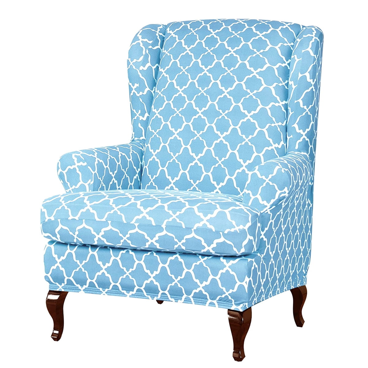Wingback Chair Covers Recliner Wing Arm Sofa Stretch Protector Cover Slipcover Walmart