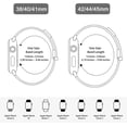 thumbnail image 4 of [2 PACK] Metal Stainless Steel Bands Compatible with Apple Watch Bands 41mm 40mm 38mm 42mm 44mm 45mm, Loop Magnetic Milanese Mesh Strap for iWatch Bands Series 8 7 6 5 4 3 2 1 SE Women Men, 4 of 13