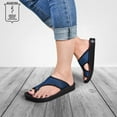 thumbnail image 2 of Aerothotic Aster Women's Comfortable Split Toe Sandals 9 - Medium - Navy, 2 of 9
