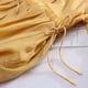 thumbnail image 5 of Vestido de bautizo de algodón y lino para niña - Un solo hombro, dobladillo asimétrico, poliéster, elástico, para primavera/verano, 5 of 5