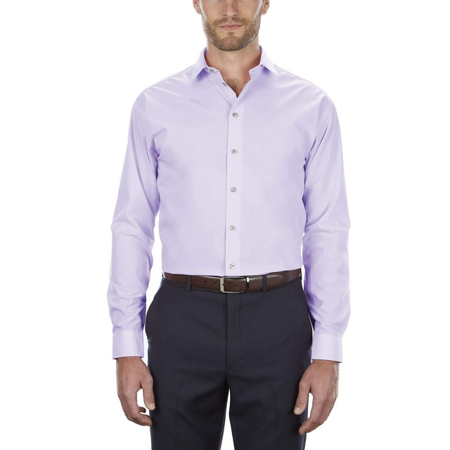 Camisa de Vestir para Hombre Kenneth Cole Unlisted Corte Regular Lila