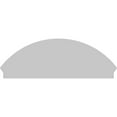 thumbnail image 5 of Ekena Millwork 62"W x 22-3/8"H x 2-3/4"P Segment Arch 4 Spoke Architectural Grade PVC Combination Pediment, 5 of 7