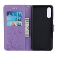 thumbnail image 3 of Galaxy A50 Case, Allytech Premium PU Leather Butterfly Pattern Embossed Kickstand Folio Flip Cards Holder Wallet Cases Covers with Hand Strap for Samsung Galaxy A50,Lightpurple, 3 of 4