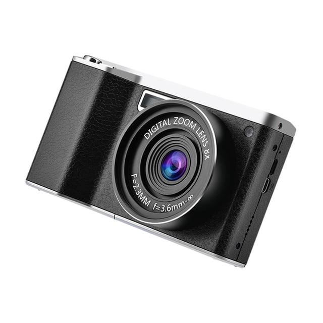 Cámara digital X9 con pantalla táctil IPS de 4 pulgadas, resolución 4K y 24 megapíxeles, zoom digital 8X, lente gran angular y macro, ideal para capturar momentos especiales.