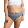 thumbnail image 3 of Fruit of the Loom Womens Ultimate Comfort Cotton Plus Size Hipster Underwear, Assorted (Pack of 6), 3 of 6