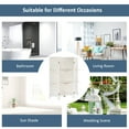 thumbnail image 6 of Costway 4 Panel Folding Room Divider Screen W/3 Display Shelves 5.6 Ft Tall, 6 of 12