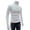 White, variant on Trayknick Long Sleeve Turtleneck Men Pullover Soft Solid Color Stretchy Knitted Shirt for Autumn Winter