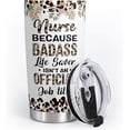 thumbnail image 2 of Nurse Gifts for Women Leopard 20oz Stainless Steel Tumbler Coffee Mug: Nurse Accessories for Work Birthday Nurses Week & Graduation Gifts Ideal for Daily Use Stylish and Functional, 2 of 6