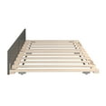 thumbnail image 5 of AFI Twin Roll Out Wood Trundle Bed Frame with Wooden Slat Supports, Grey, 5 of 8
