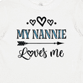 thumbnail image 4 of Inktastic My Nannie Loves Me Granddaughter Boys or Girls Baby T-Shirt, 4 of 5