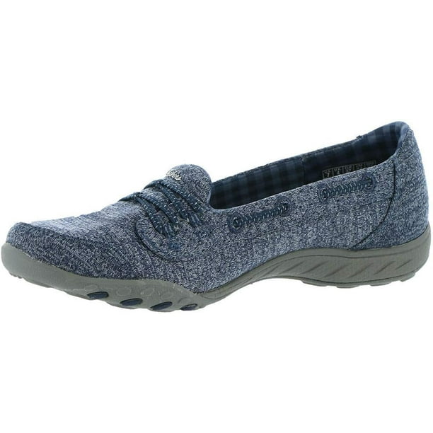 Zapatilla Skechers Breathe-Easy-Good Influence para mujer, color azul marino 8US