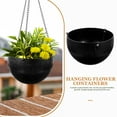 thumbnail image 5 of LEORX 2Pcs Self-Watering Hanging Planters with Cotton Rope for Kitchens Simple Design 19.06X6.48X6.48in, 5 of 8