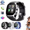 thumbnail image 3 of Reloj inteligente 2022 Nuevo reloj inteligente con pantalla táctil digital con cámara Bluetooth Reloj de pulsera Tarjeta SIM para pulsera de teléfono Android iOS, 3 of 4