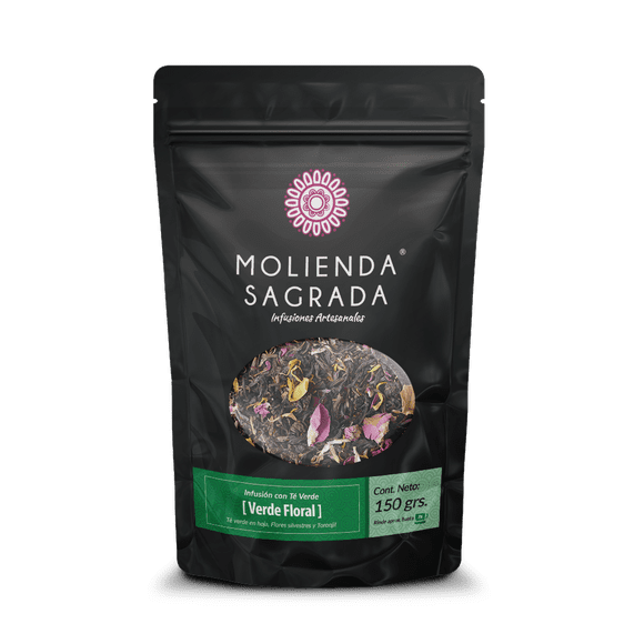 TÉ VERDE FLORAL Molienda Sagrada 150 gr