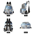 thumbnail image 2 of Horse Wings Clouds Sky Travel Laptop Backpack Casual Daypack Lightweight Bookbag Compartment for Business, 2 of 7