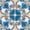 Blue/White, variant on Mi Alma Mexican Orange Yellow Tile Stickers - Removable Vinyl 4x4, 24 pcs