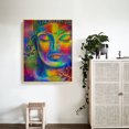 thumbnail image 4 of Cuadros Decorativos 5D diamante pintura estatua de Buda abstracto completo redondo taladro pared Rhinestone DIY Likrtyny embutido en tela, 4 of 9