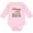 AD-Pink, variant on My First Valentines Day Baby Sloth Boys or Girls Long Sleeve Baby Bodysuit