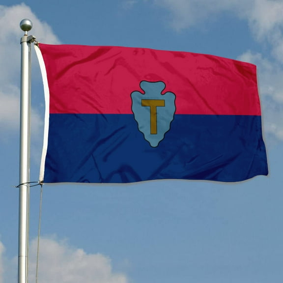 36th Infantry Division Arrowhead US Army Flag 3x5Feet Outdoor Indoor Decoration Flag with Brass Grommets