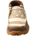 thumbnail image 3 of Twisted X Men's Patriotic Driving Moccasin Shoes Moc Toe Brown 8 D(M) US, 3 of 7