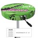 thumbnail image 4 of Balery CROCODILE HEAD Fundas de asiento para taburete de bar redondo de tela de terciopelo ajustables que protegen de arañazos y manchas para sillas de 14 a 17 pulgadas.-12 inch, 4 of 7