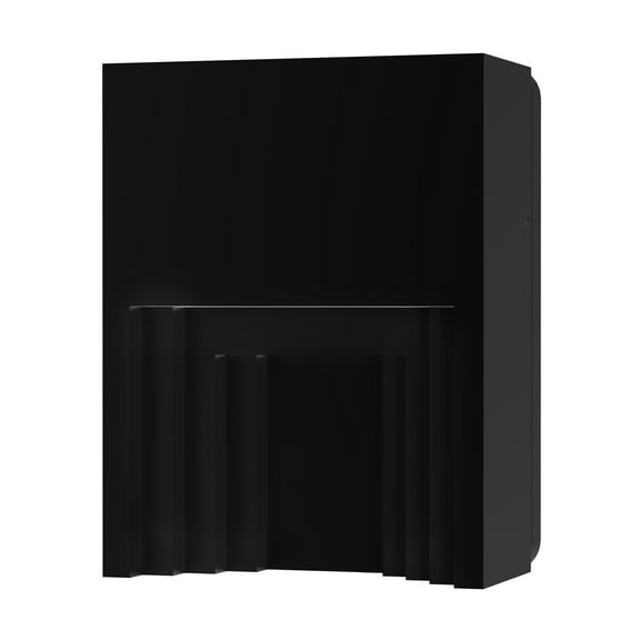 ECD Lighting Step Shaped Down Lights Version Wall LED Light Fixture - Aluminum, Chinese Lantern Style Wall Sconces, ETL Certified, Integrated LED Lamp for Home Decor, Black