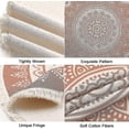 thumbnail image 4 of Fashable Mla Rug alfombra redonda cama hogar ordenador Ch Swivel Ch alfombra con borlas, 4 of 5