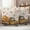 Yellow Beige, variant on Yellow Truck Fall Outdoor Waterproof Pillow Covers, Thanksgiving Pumpkins Maple Decorative Square Throw Pillowcase Sofa Cushion Sham for Patio/Couch/Chair, 24"x24" 2 Pack