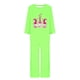 thumbnail image 4 of Puntoco Mujer Otoño Moda Cáncer De Mama Impreso Cuello Redondo Manga Larga + Pantalones Traje Verde M, 4 of 4