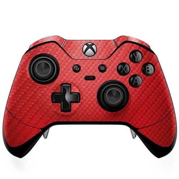 Skinit Red Carbon Fiber Specialty Texture Material Xbox One Elite Controller Skin