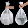 thumbnail image 2 of Idomy 15 Rolls Small Garbage Bags, Clear 4 Gallon Trash Bags, 100 Coun/Roll, 2 of 7