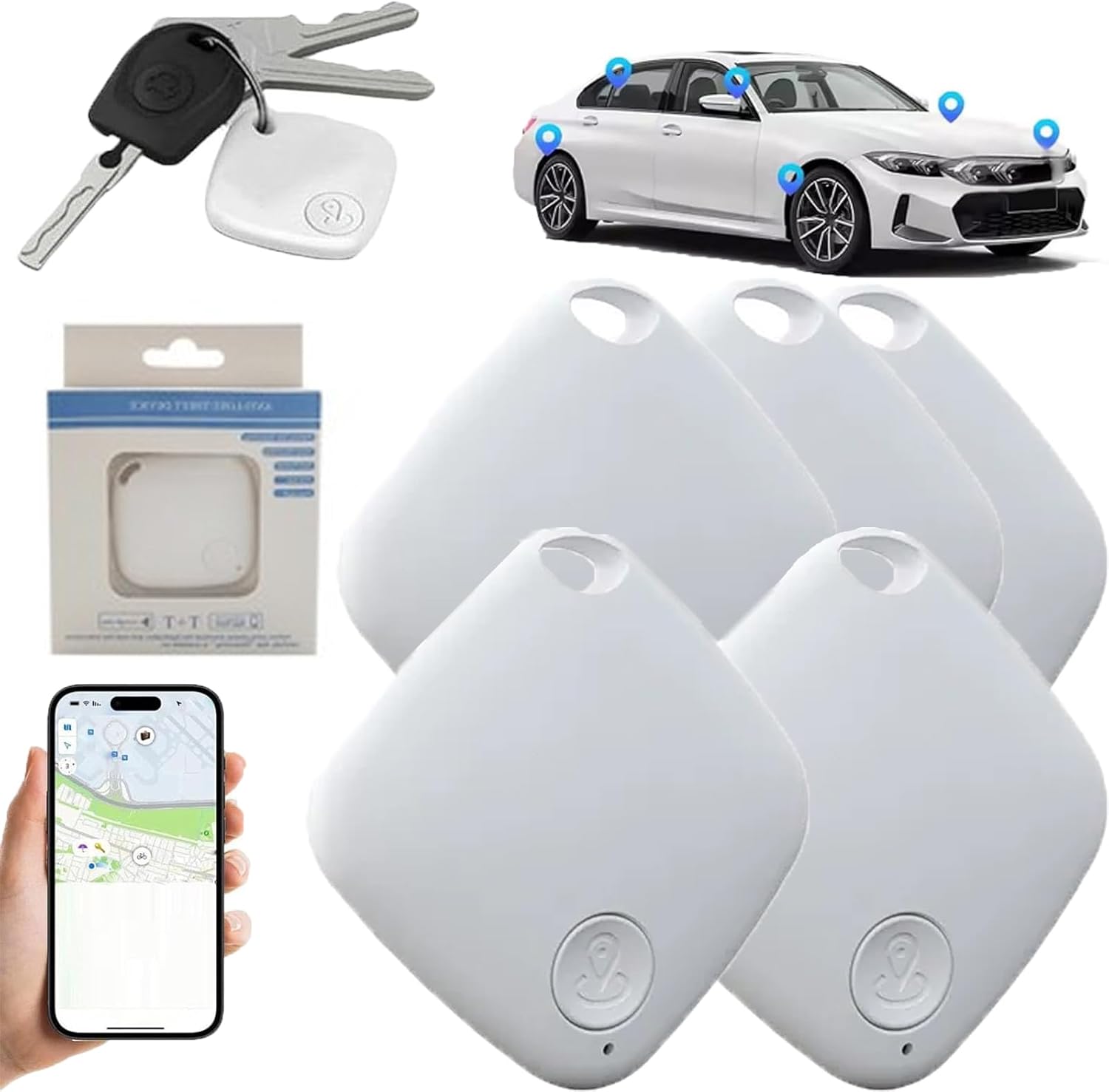 We Tag Mini Key Finder With Sound Wetag Mini Tracker, Wetag Tracker, Portable Mini ...