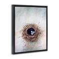 thumbnail image 2 of Stupell Industries Rustic Lodge Bird Nest Triplets Black Floating Frame Canvas Art, 17 x 21, by Mary Sparrow, 2 of 7