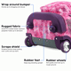 thumbnail image 4 of Mochila con ruedas J World Girls Sunrise 18 Purple Galaxy, 4 of 7