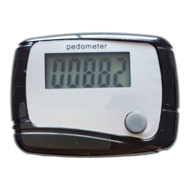 Podomètre Portable Couleur Aléatoire avec Clip LCD Course Marche Opération Réinitialisable Compteur de Pas Entraînement Physique Outil de Comptage Électrique