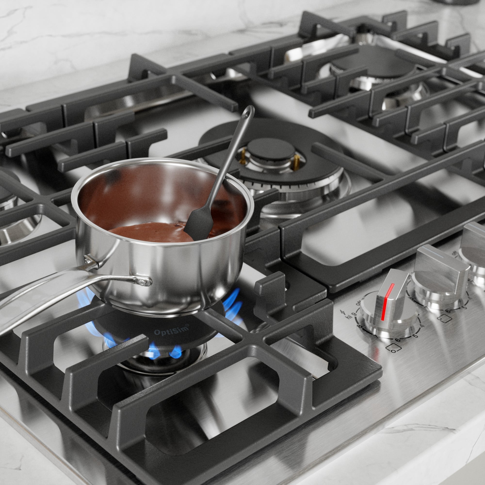 NGM8058UC 30" Gas Cooktop, 800 Series, FlameSelect