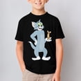thumbnail image 6 of Tom And Jerry T-Shirts for Boys Girls, Kids 3D Print Short Sleeve, Unisex Crew Neck Tee Shirts for Youth, 6 of 9