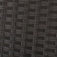 thumbnail image 5 of Pueblo Outdoor Wicker Accent Side Table, Dark Brown, 5 of 7