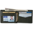 thumbnail image 4 of Alpine Swiss Wallet for Men Nolan Commuter Bifold Dual ID Windows for License Work Badge RFID Protection Divided Bill Section Gift Boxed, 4 of 7