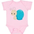 thumbnail image 3 of Inktastic Adorable Blue Snail Boys or Girls Baby Bodysuit, 3 of 5