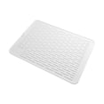 thumbnail image 3 of Silicone Dish Drying Mat Non-Slip Easy To Clean Sink Mat for Kitchen Counter White, 3 of 9
