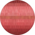 thumbnail image 1 of Ahgly Company Machine Washable Indoor Round Transitional Red Area Rugs, 6' Round, 1 of 7