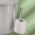 thumbnail image 7 of iDesign Classico Metal Toilet Paper Reserve, over the tank tissue organizer for storage, Chrome, 7 of 7