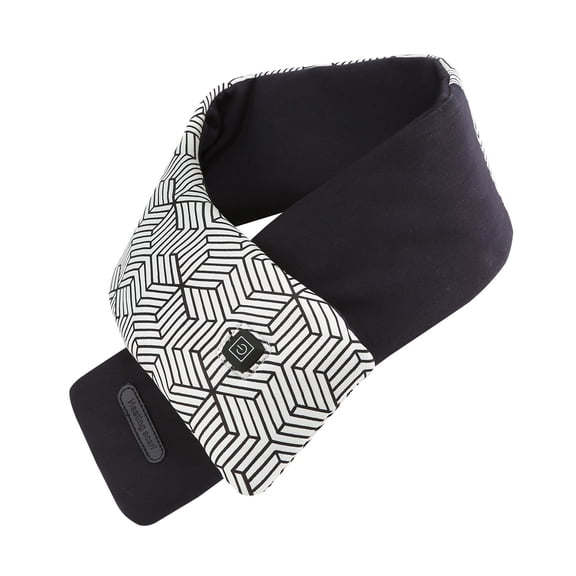 IROINNID Smart Charging Neck And Shoulder Winter Cold Protection And Warm Heating Men And Women Scarf,Black