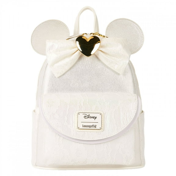 Minnie Mouse Wedding Mini Backpack by Loungefly