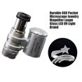 thumbnail image 1 of Durable 60X Pocket Microscope Jewelry Magnifier Loupe Glass LED UV Light Brand, 1 of 9