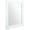 White, variant on Wall Mirror Rectangle Decorative Mirror 12" x 16" for Entryway, Bedroom, Living Room, Black