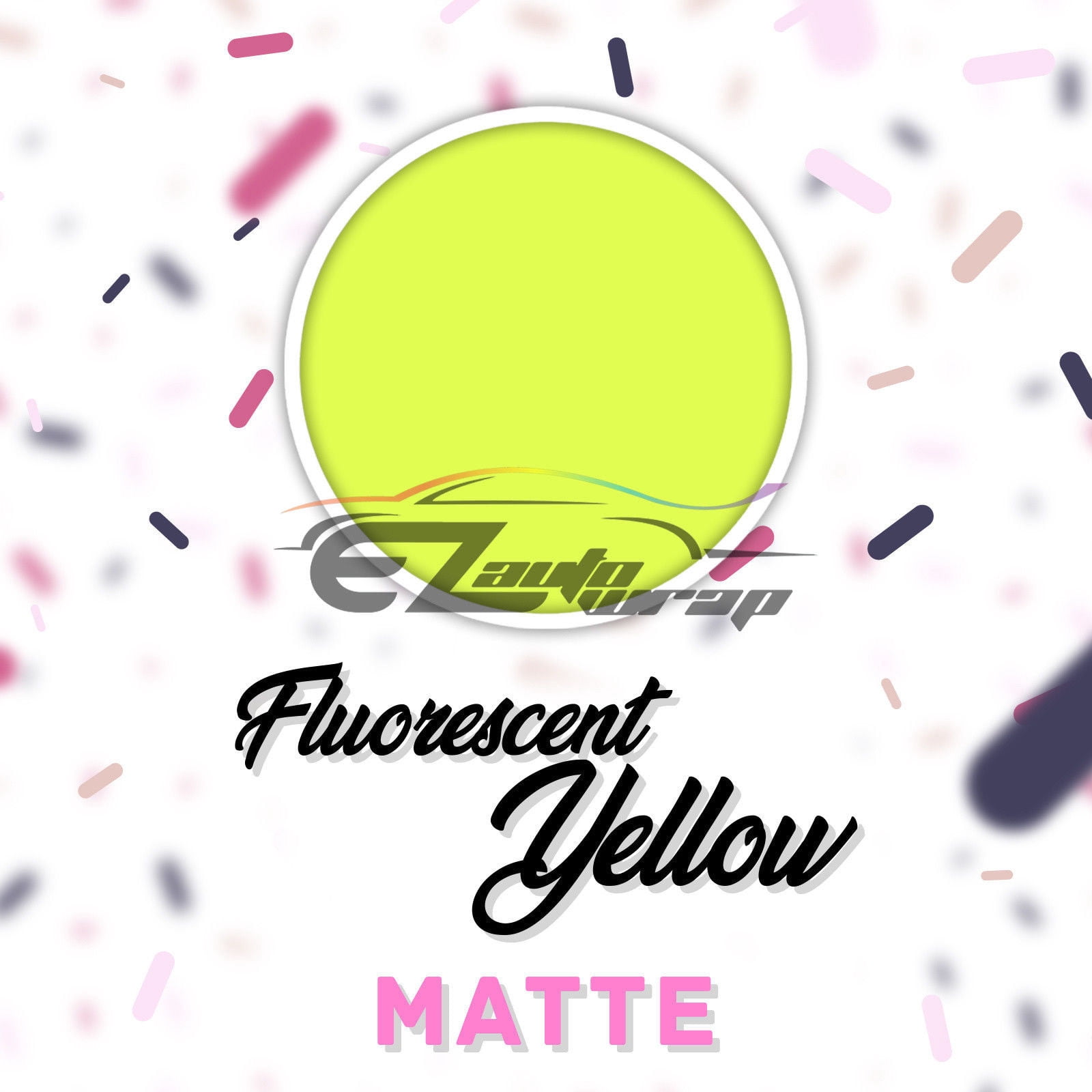 ESSMO Fluorescent Yellow Matte Solid Heat Transfer Vinyl HTV Sheet T-Shirt 20" Wide Iron On Heat Press DP26 20"x180"