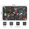 thumbnail image 5 of I Love My Dogs Art Door Rugs,Washable Non Slip Door Mats Indoor,Decorative Door Mats,Entry Mat Indoor for Entrance,Bedroom,Kitchen,Bathroom,30"x17", 5 of 6